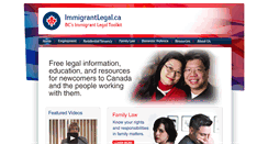 Desktop Screenshot of immigrantlegal.ca